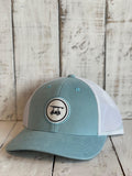 Light Blue Circle Logo Trucker Hat