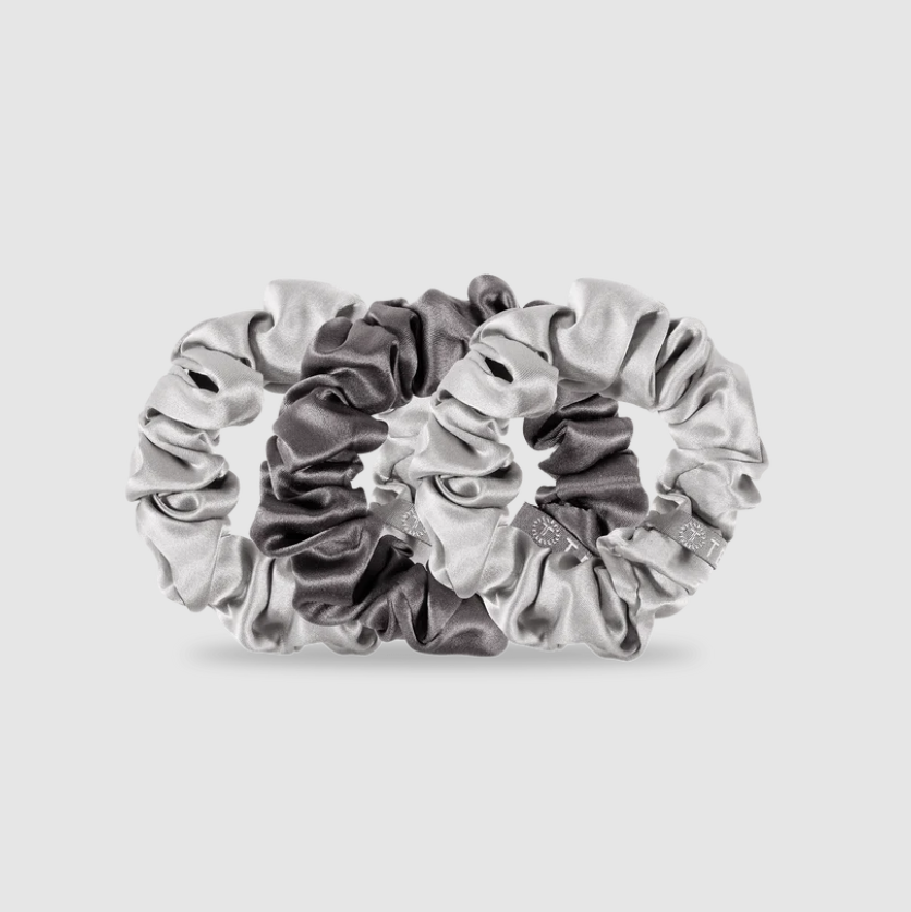Silver Flames Small Scrunchie