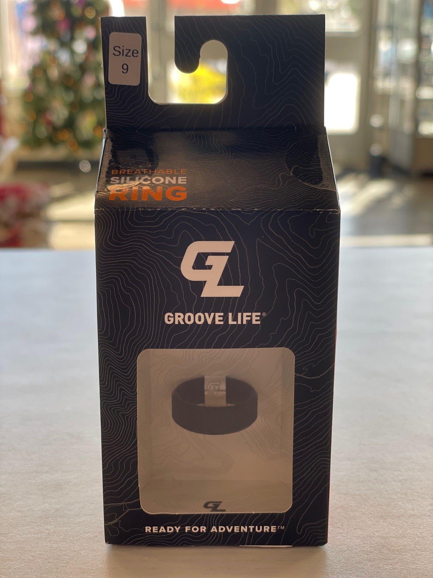 Edge Silicone Ring Black/Black