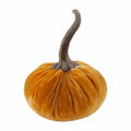 Yellow Velvet Mini Pumpkin