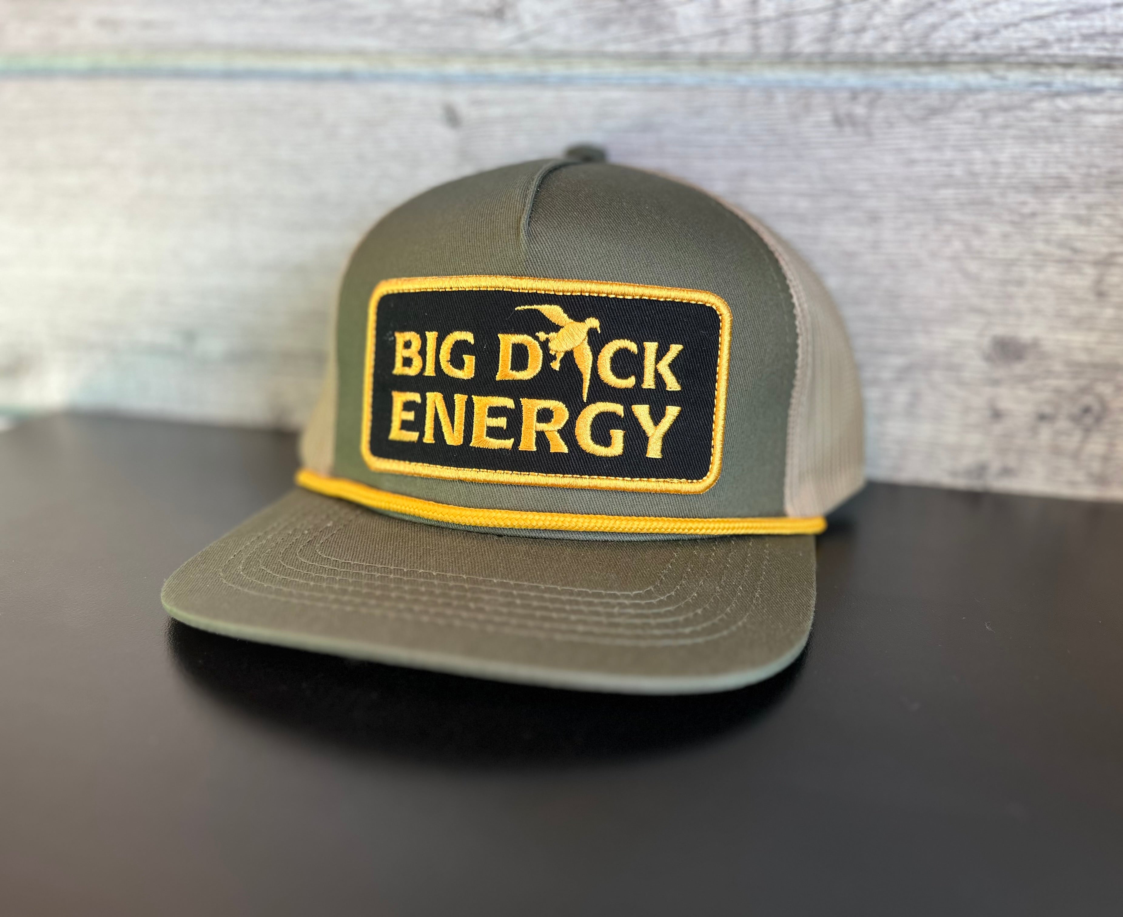 Big Duck Energy Mesh Back Rope Hat - Loden/Tan