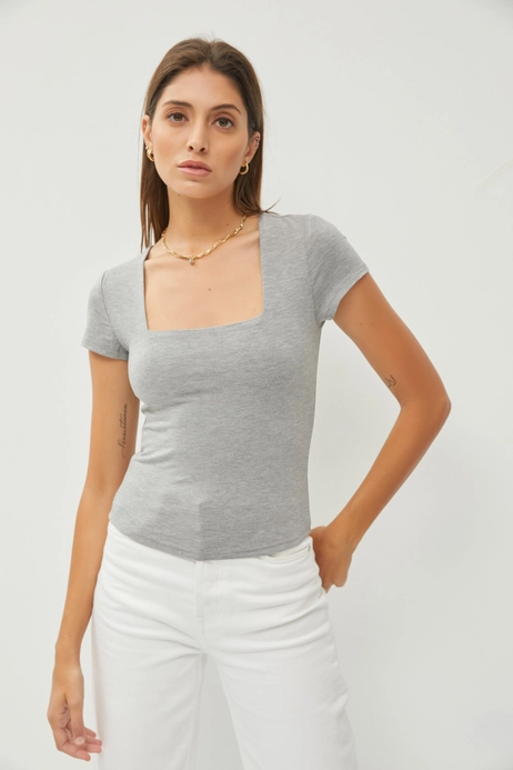 Classic Square Neck Tee