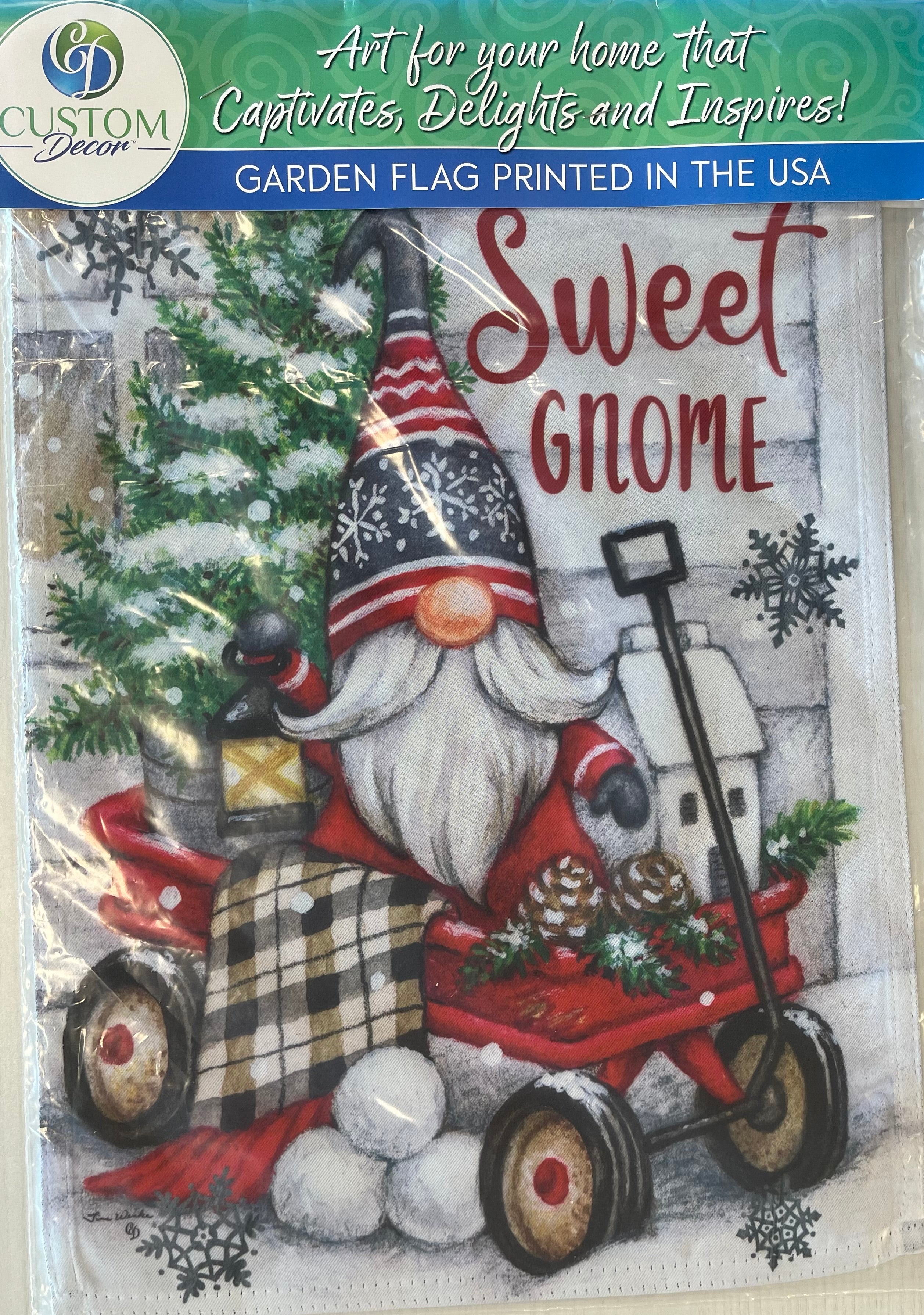 Gnome Sweet Gnome Flag