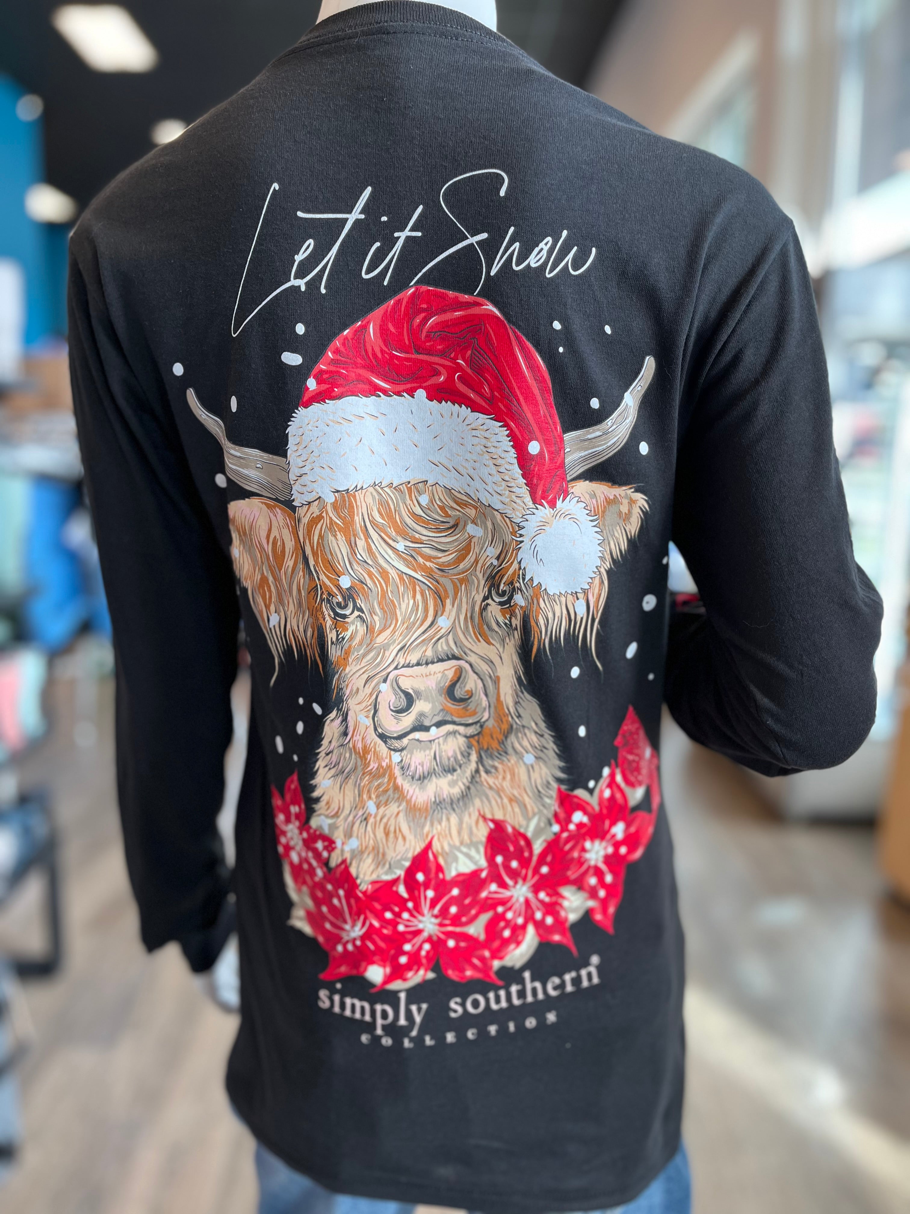 Snow Cow L/S Tee