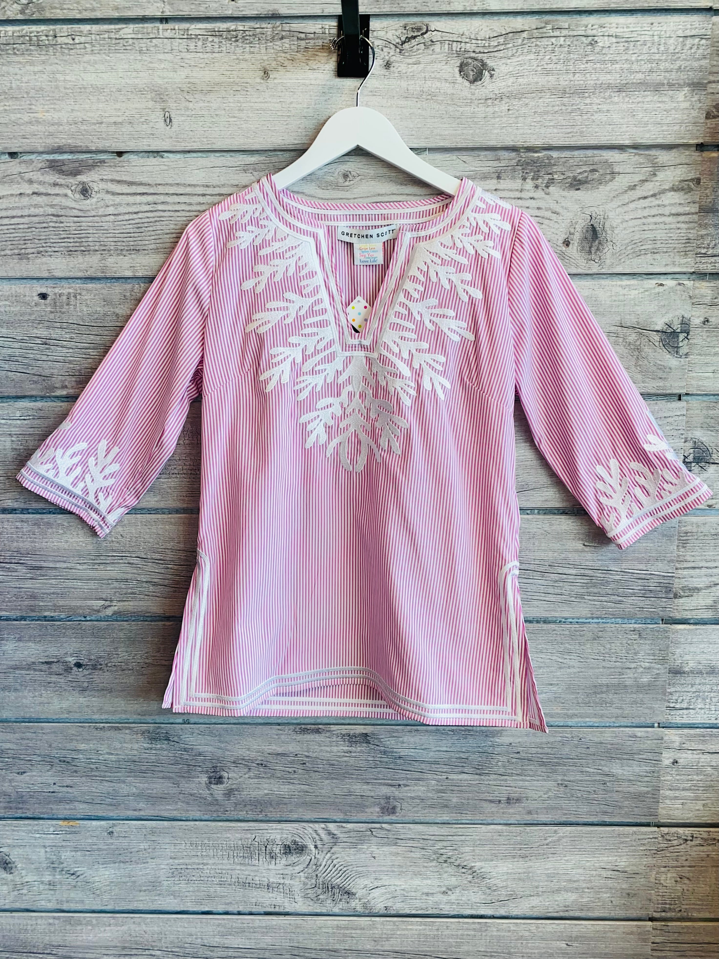 Wash / Wear Embroidered Tunic