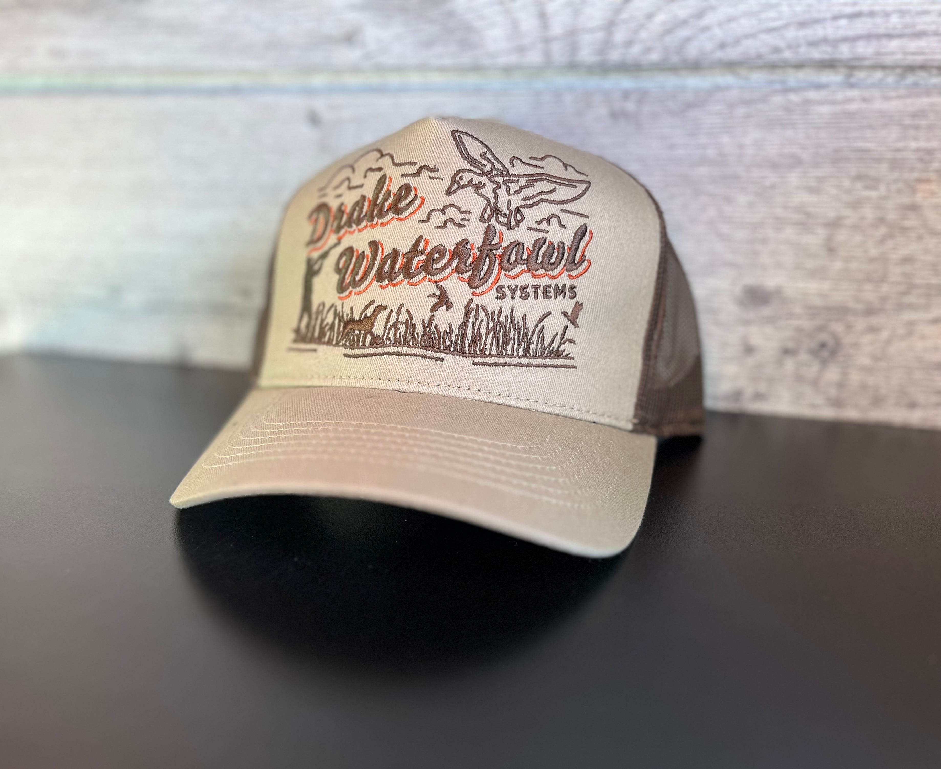 Drake Retro Billboard Mesh Back Cap - Khaki