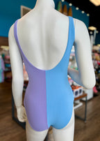 Color Block Two Tone One Piece Swimsuit