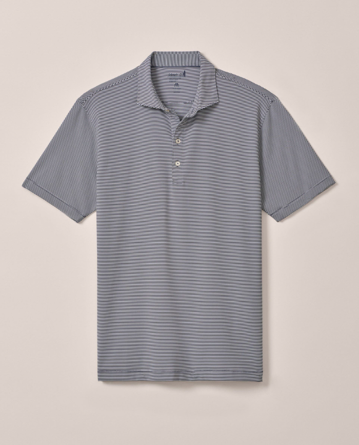 Performance Jersey Polo - Lyndonn Stripe