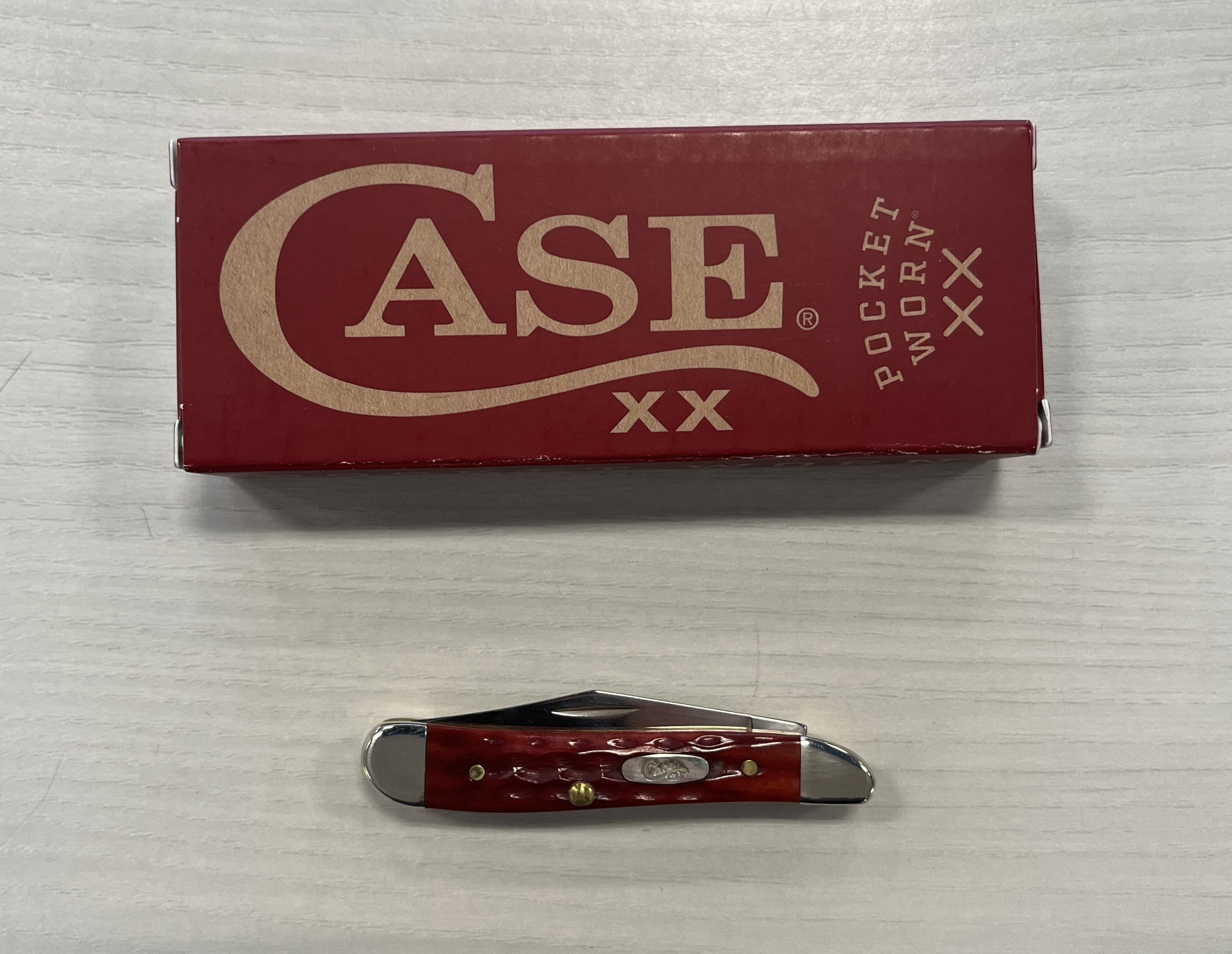 Pocket Worn Peanut Red