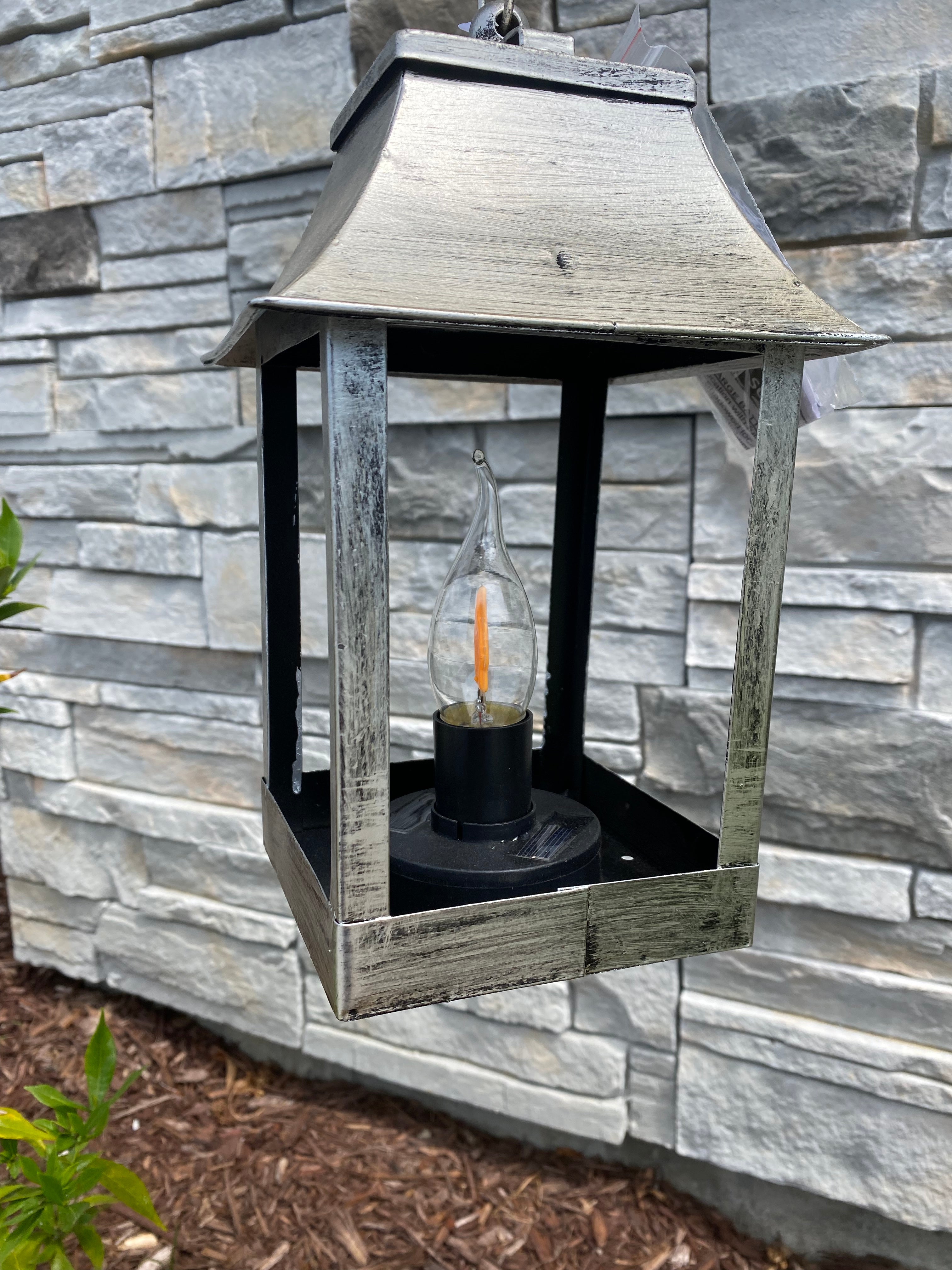 Solar Lantern- Silver