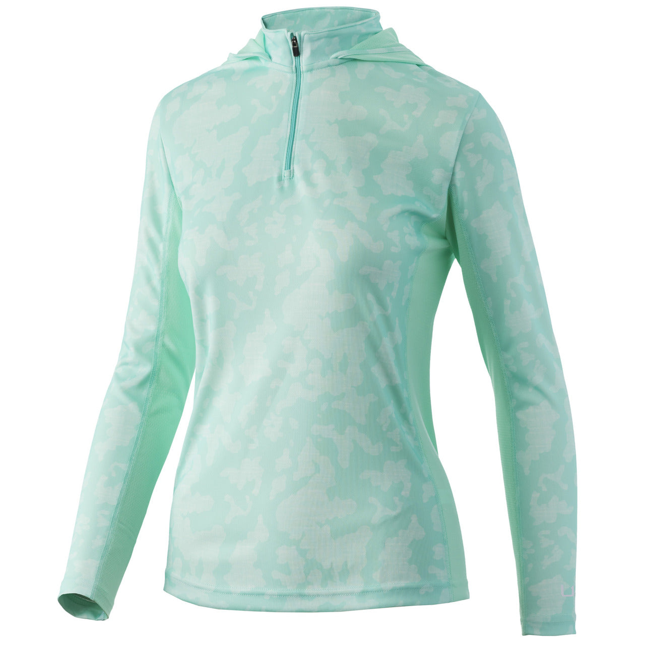 WOMENS ICON X RUNNING LAKES HOODIE BEACH GLASS XL