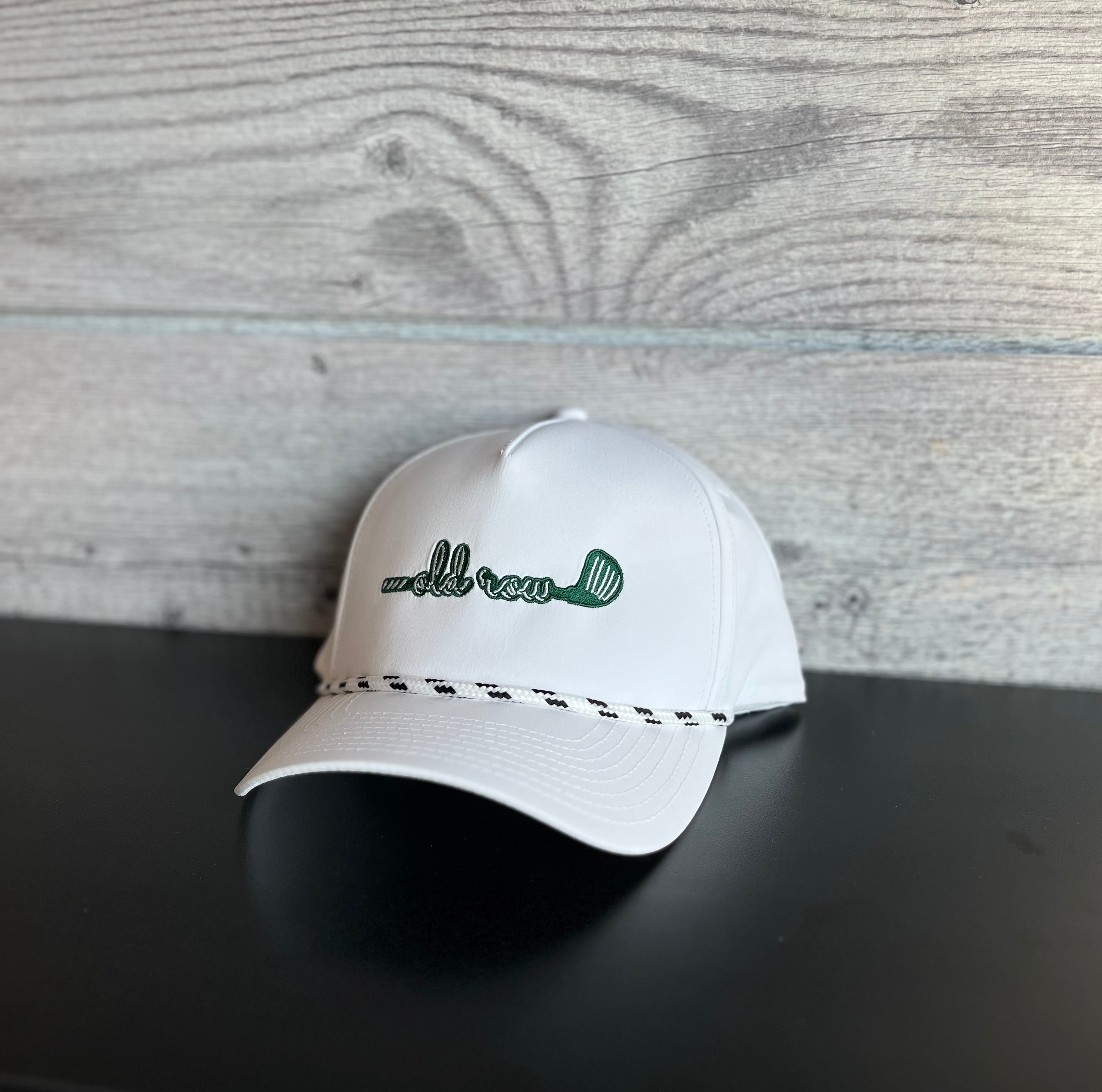 Golf Club Rope Hat - White