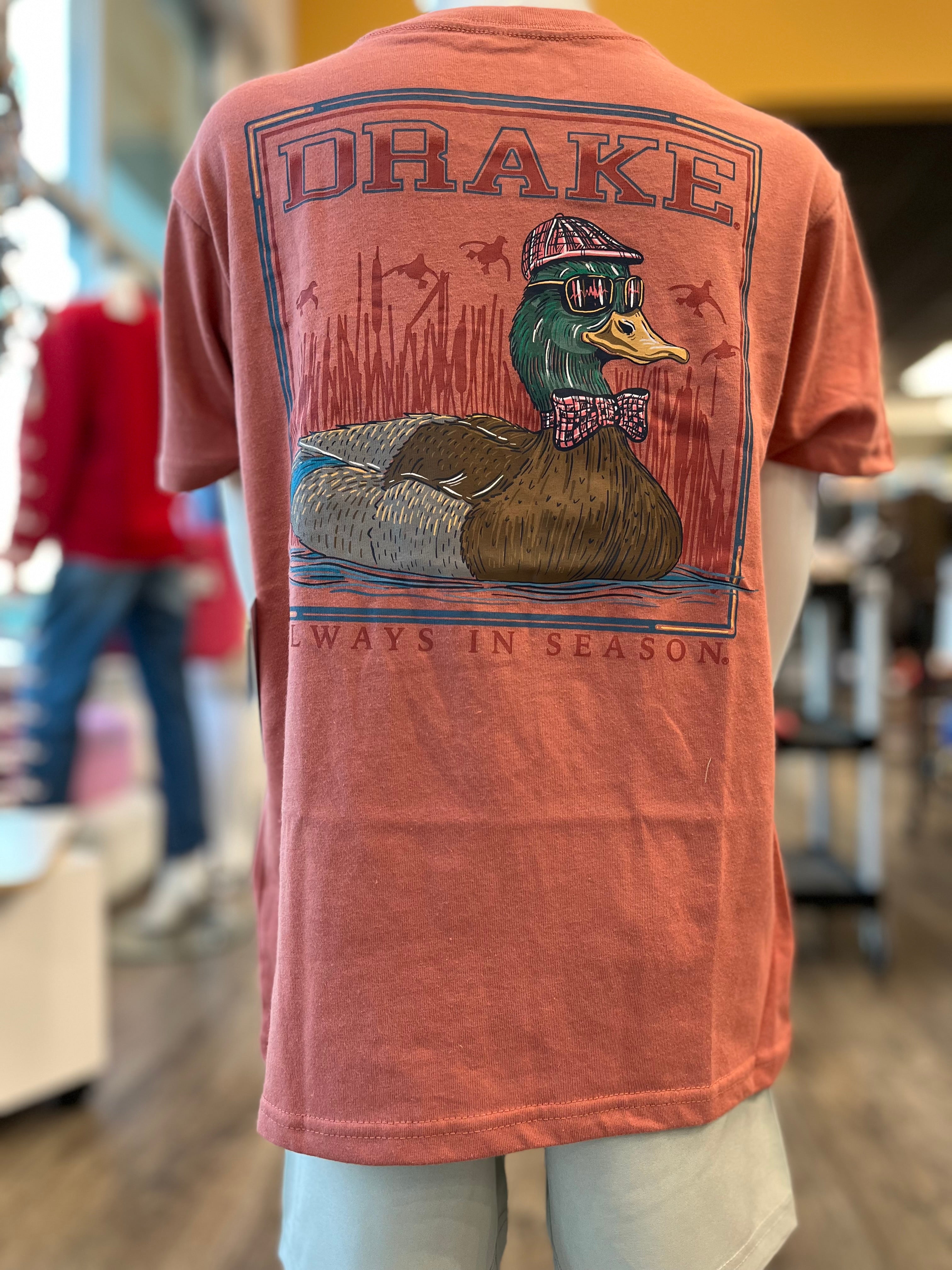 Drake Youth Mallard Bow Ties s/s Tee