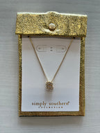 Jeweled Initial Necklace