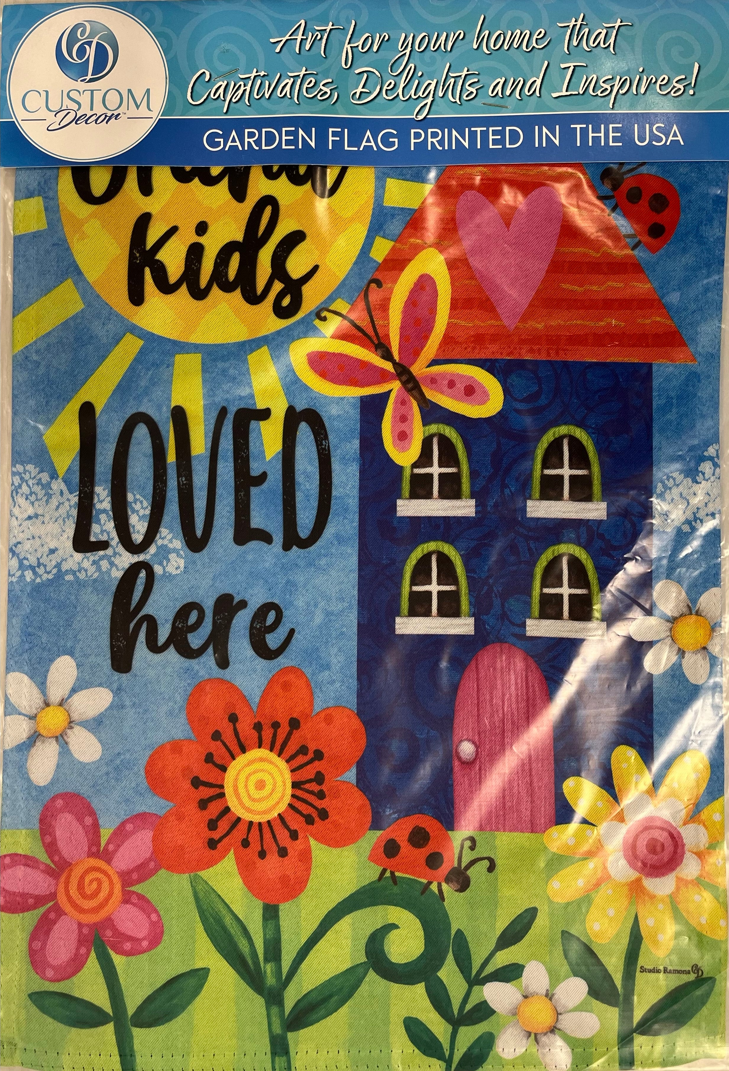 Grandkids Loved Garden Flag