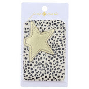White/Black Dalmation with Gold Star Phone Wallet