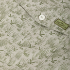 Cotton Marsh Print Short Sleeve Shirt