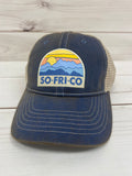Mountains Hat - Vintage Navy