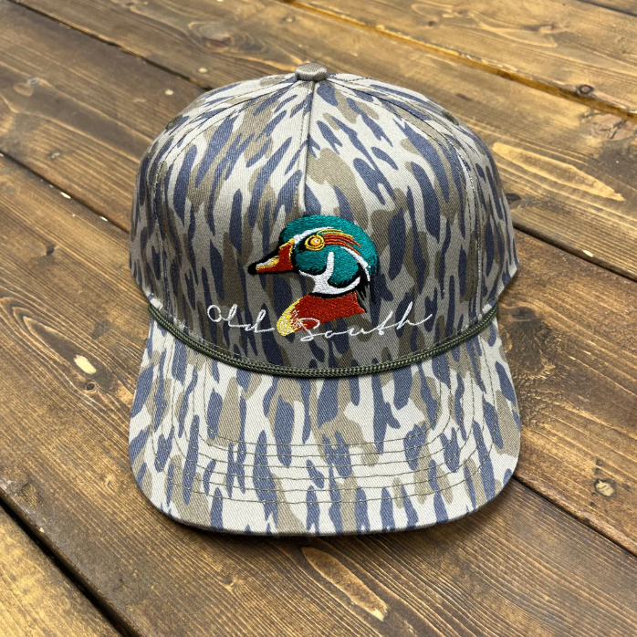 Youth Wood Duck Head Trucker Hat - Osland Camo
