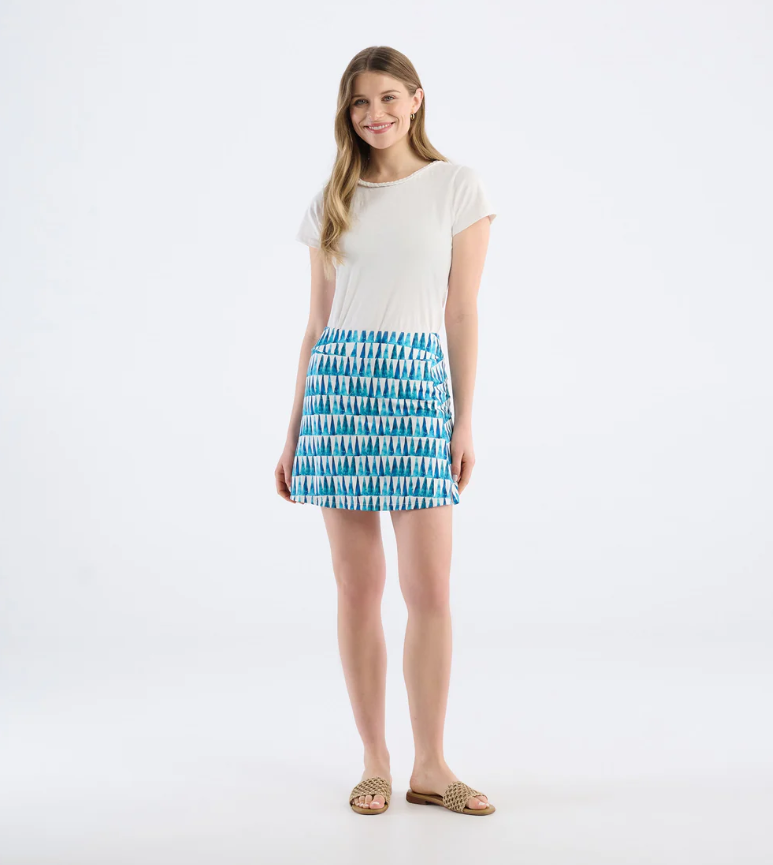 Painted Triangles Skort
