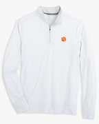 Clemson Tigers Cruiser Micro-Stripe Heather Quarter Zip