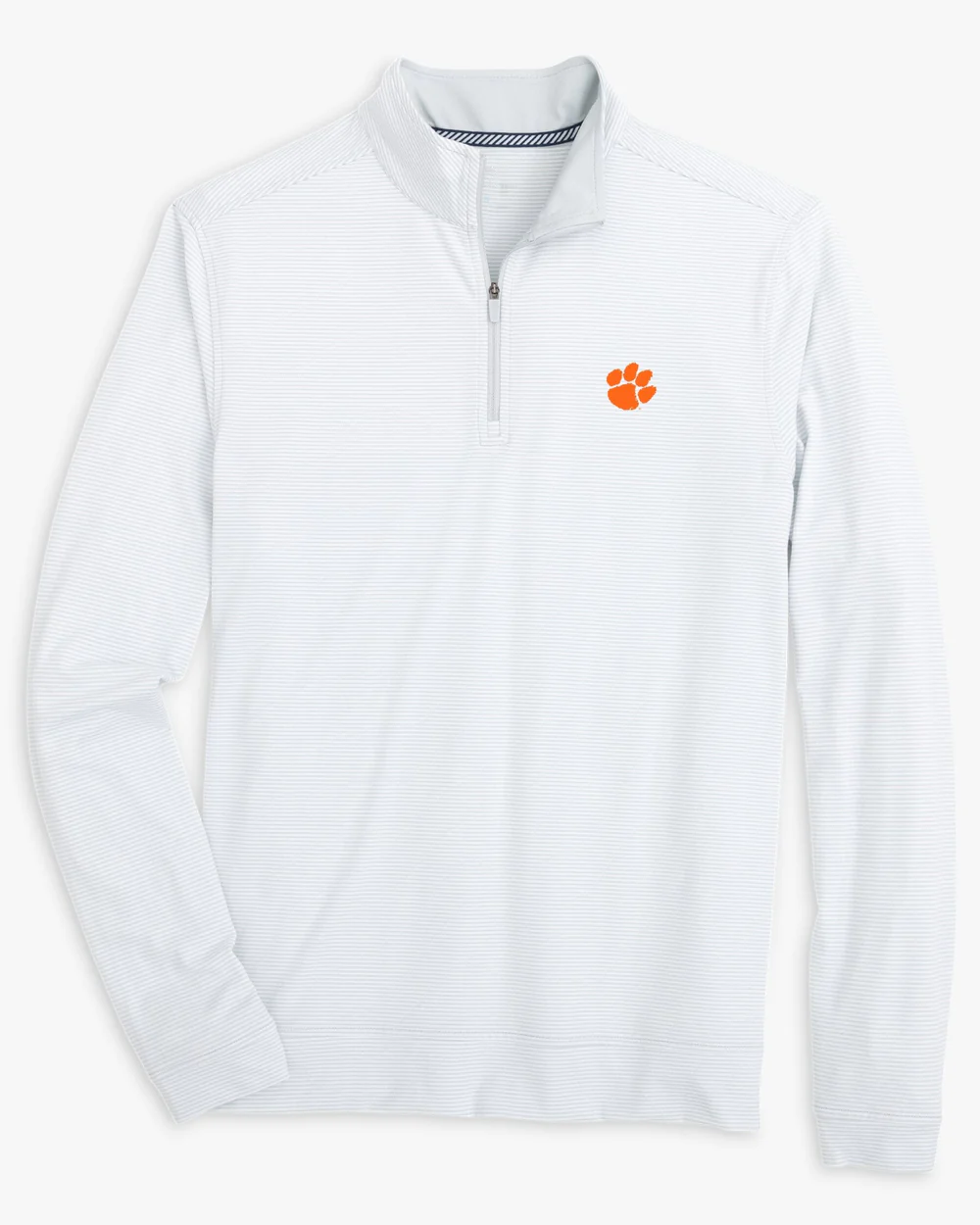 Clemson Tigers Cruiser Micro-Stripe Heather Quarter Zip