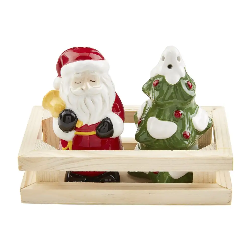 Santa and Tree Salt & Pepper Shakers