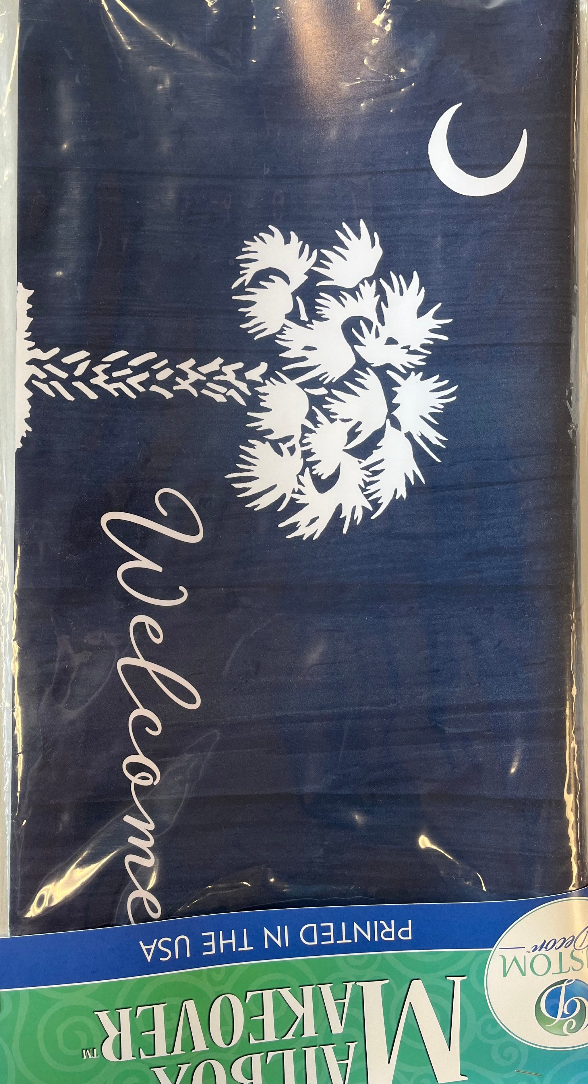 Mailbox Cover Palmetto Navy