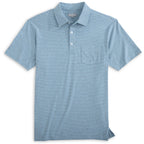 Melange Stripe Polo