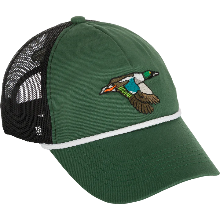 Retro Duck Patch Cap Shoveler