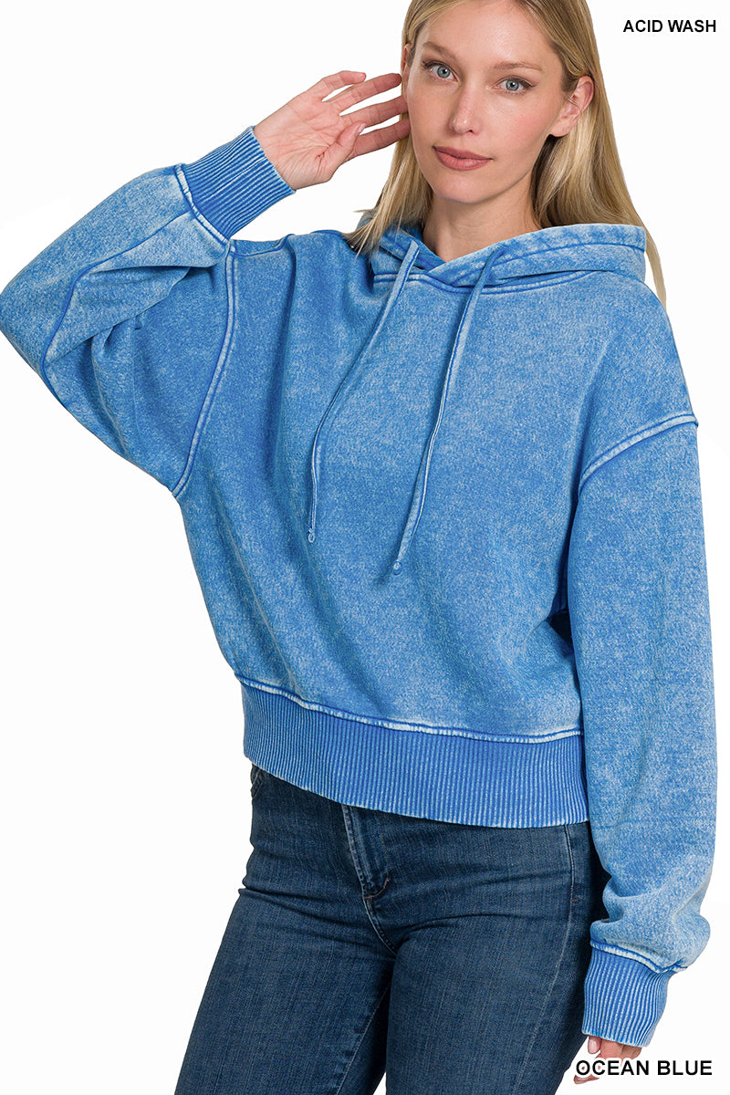 Camille Cropped Hoodie