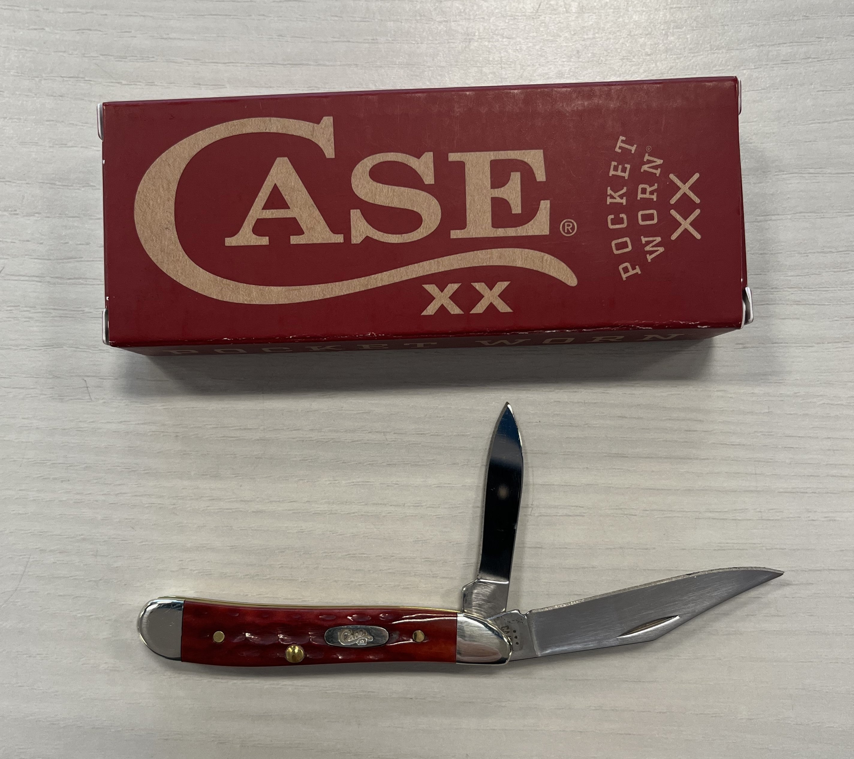 Pocket Worn Peanut Red