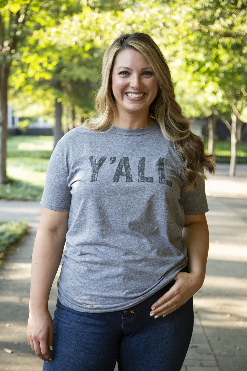 Y'all Graphite Grey Shirt