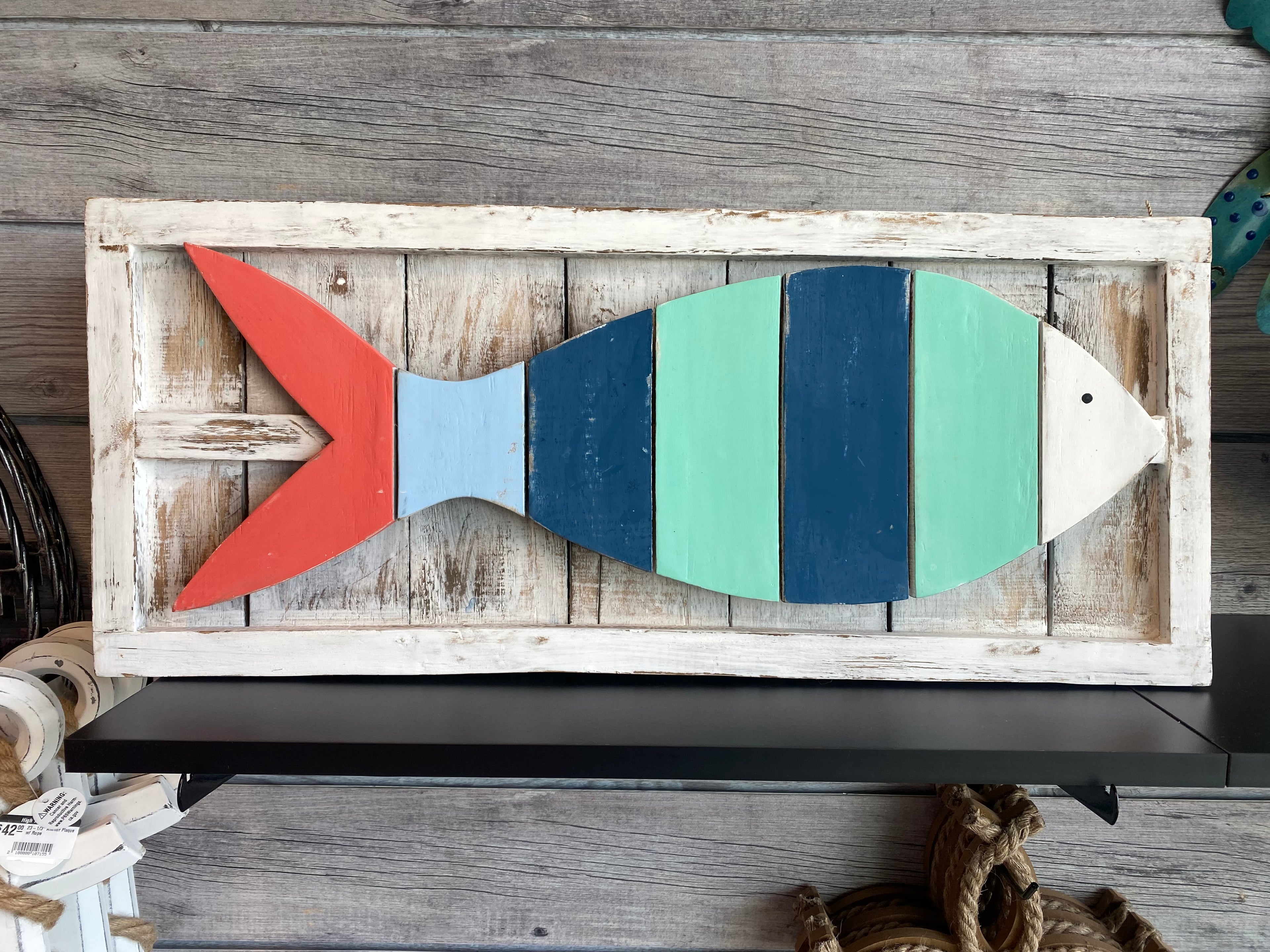 27" Framed Fish Plaque