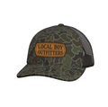 Leather Crest Trucker Hat - Localflage OD