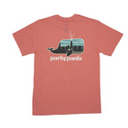 Recycle s/s tee coral silk
