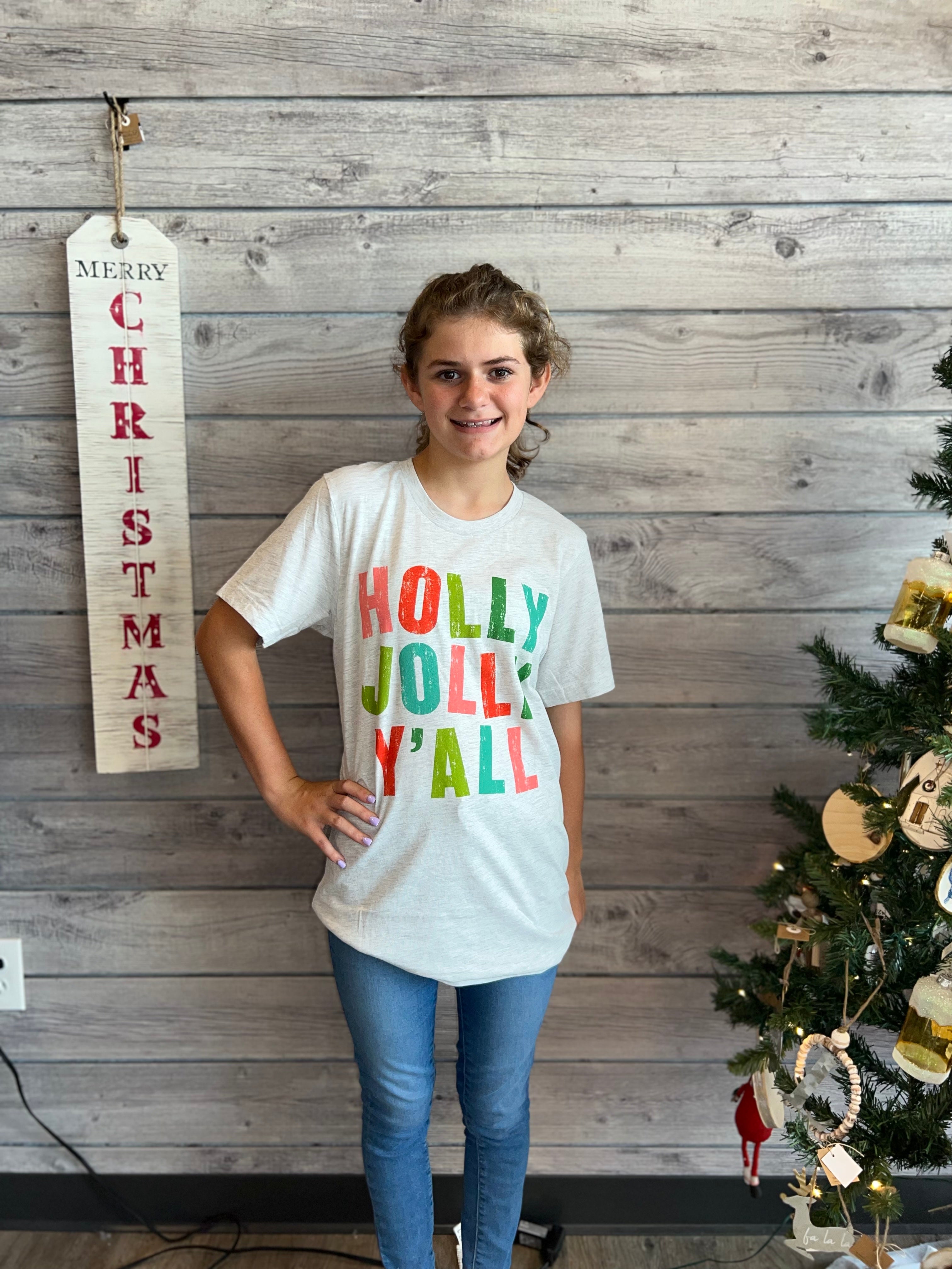 Holly Jolly Y'all Tee