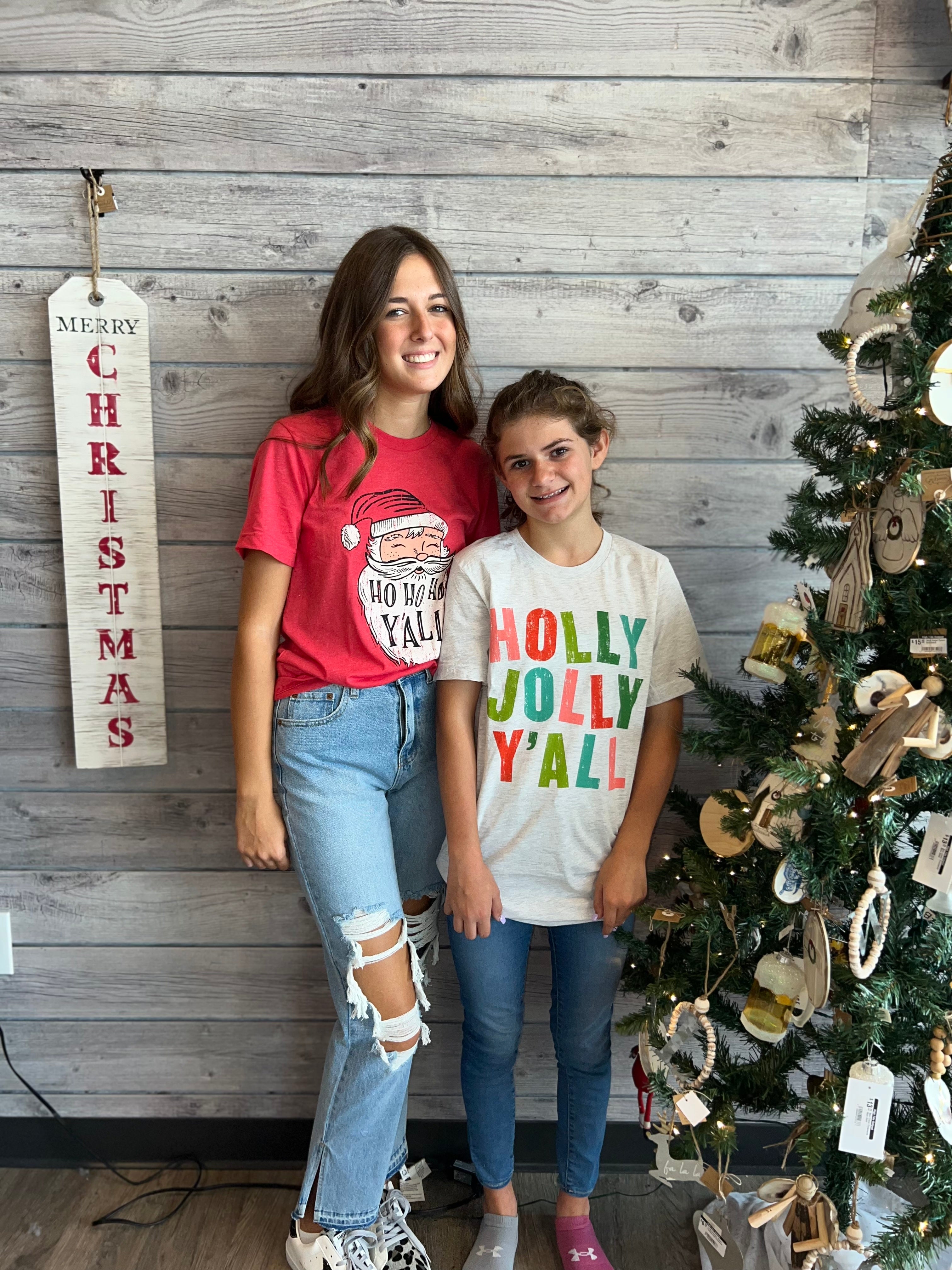 Holly Jolly Y'all Tee