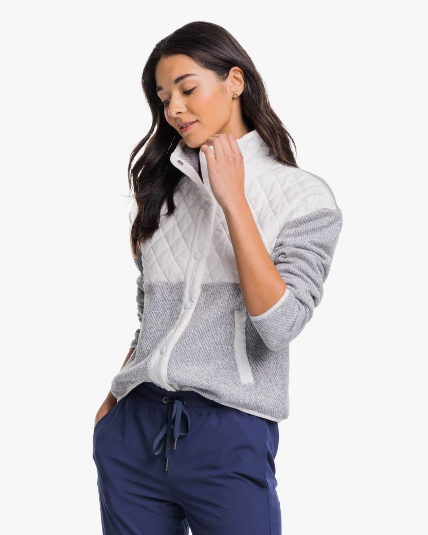 Gracen Heather Mixed Media Jacket