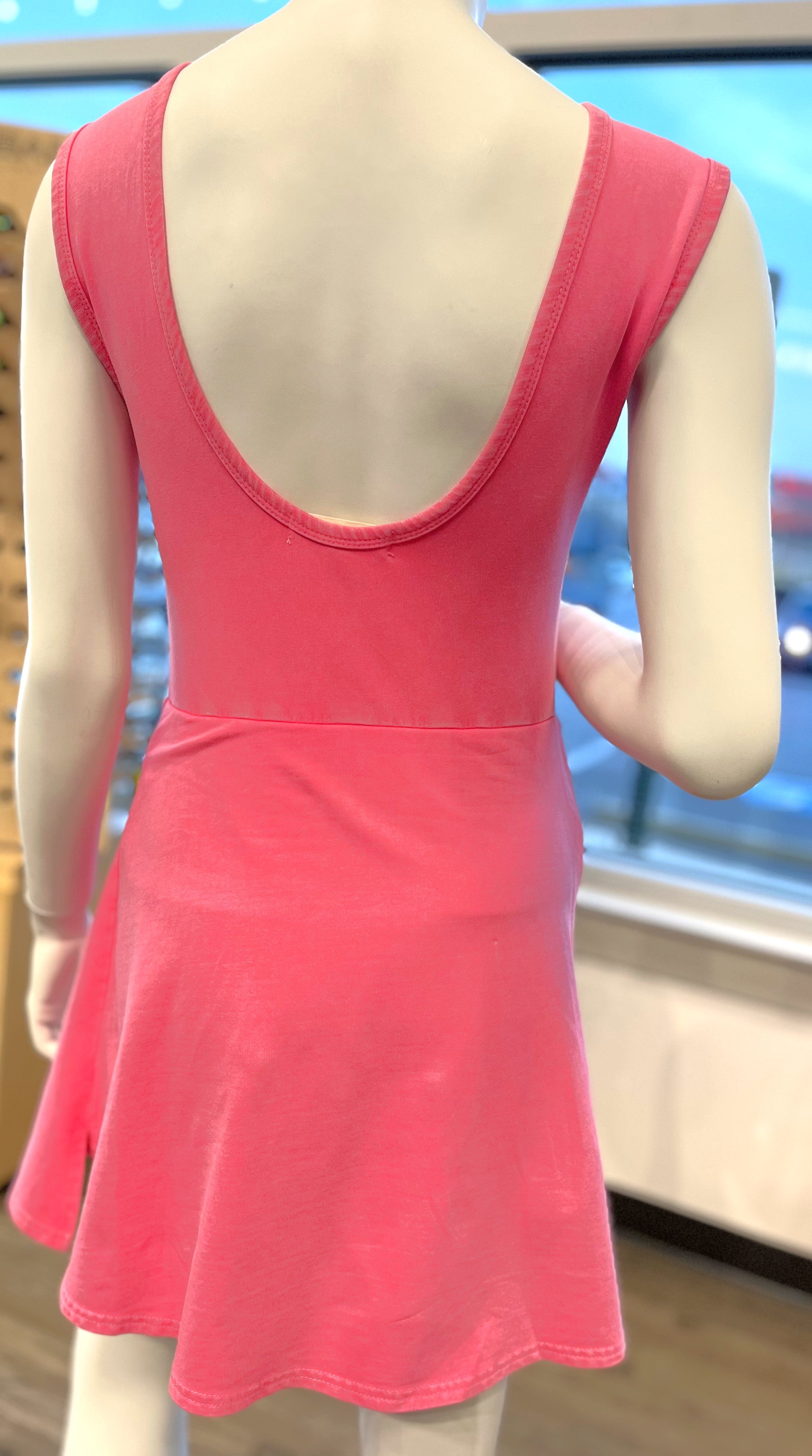 Mineral Wash Wrap Tie Front Dress