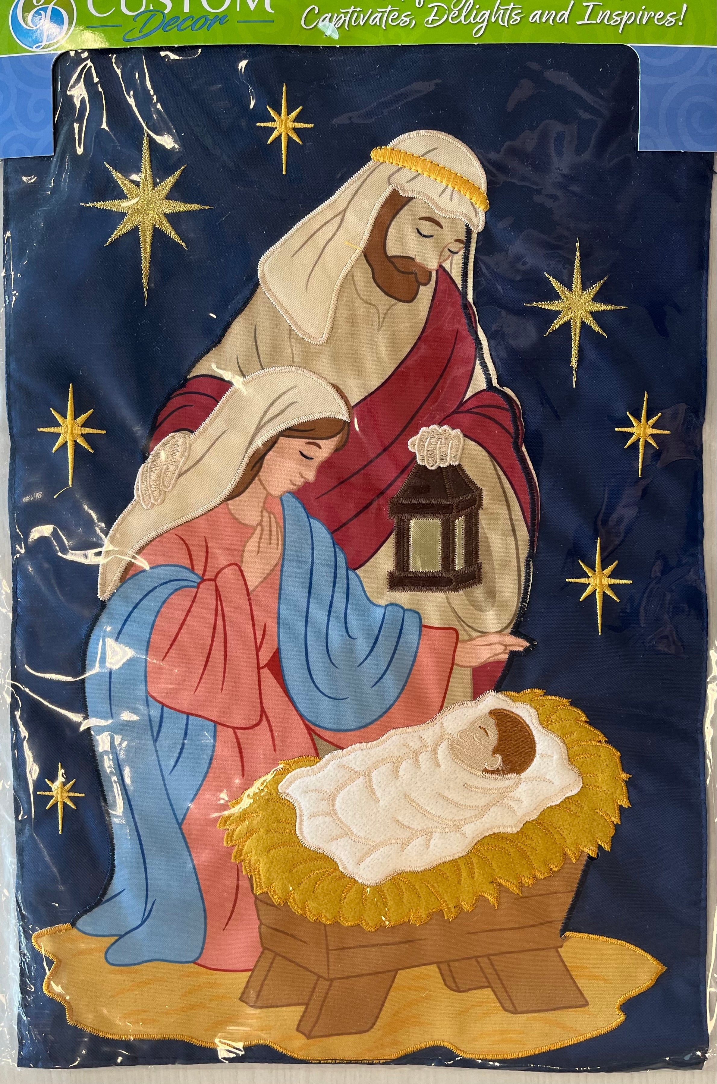 Applique - Mary, Joseph, & Baby