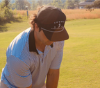Golfer Roped Hat - Black