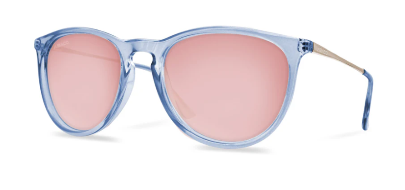 Piper- Translucent Blue/Rose Gold