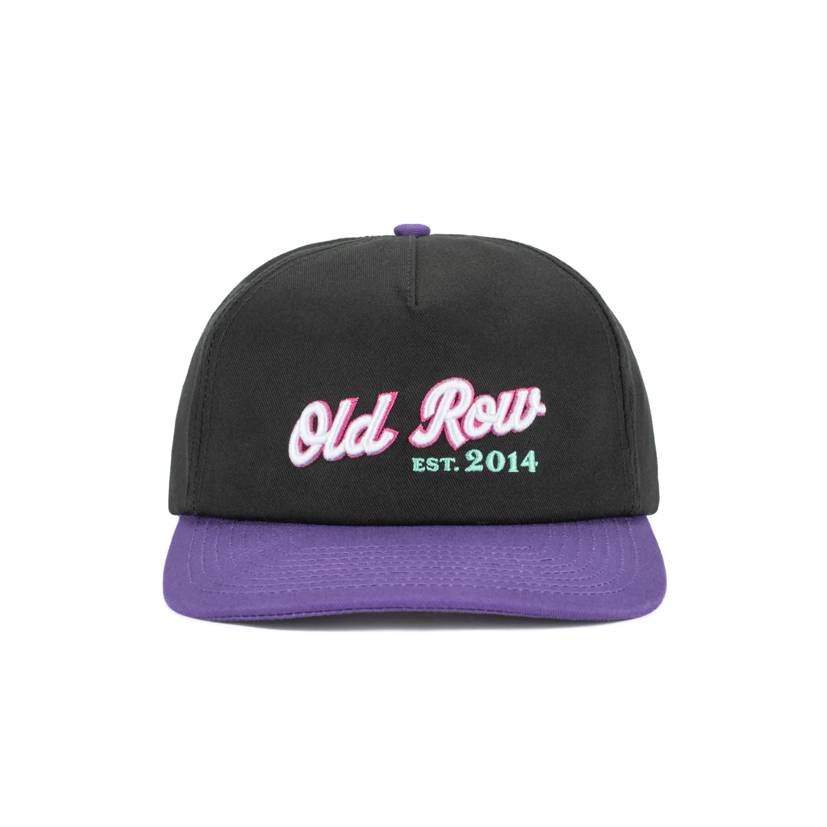 Old Row 2014 Retro Snapback Hat - Purple