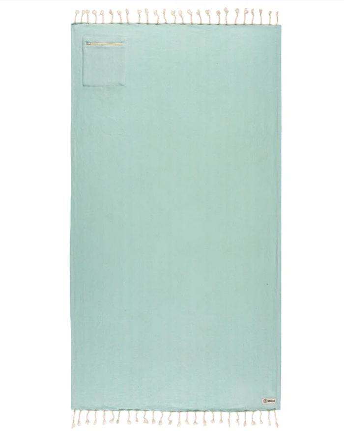 Sand Cloud Towel Herring w/ Zip Pocket