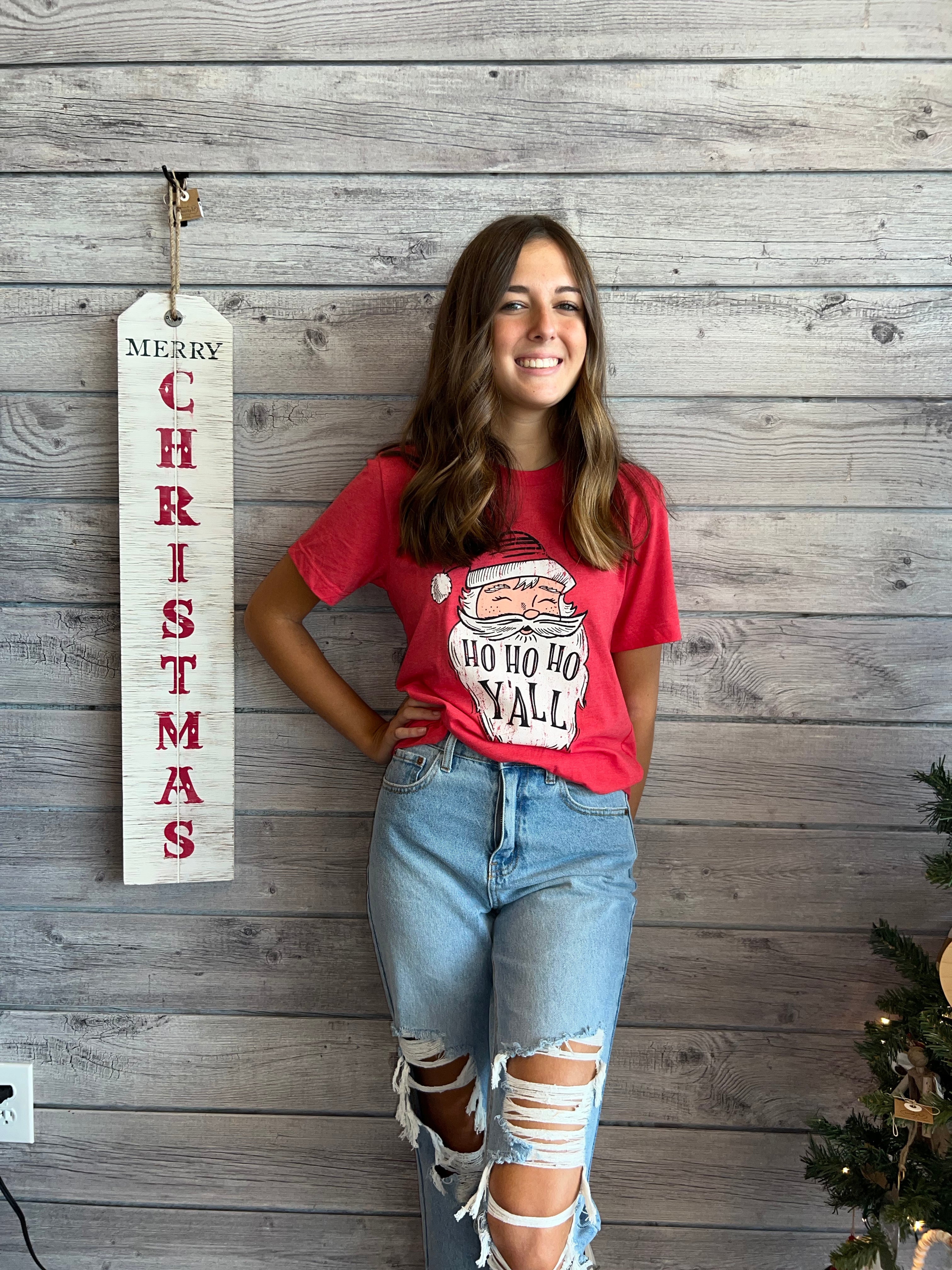 Ho Ho Ho Y'all Tee