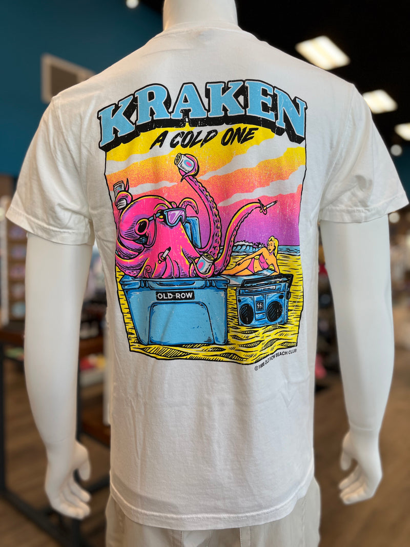 Kraken a Cold One Pocket Tee