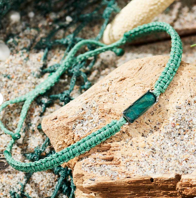 Ghost Net Bracelet - Seafoam Green