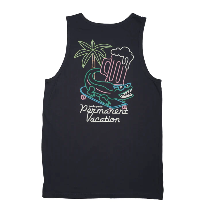 Party Bottoms Up Tank Top Navy