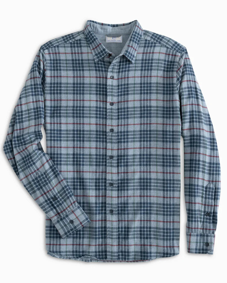 Payton Heather Reversible Plaid Sport Shirt